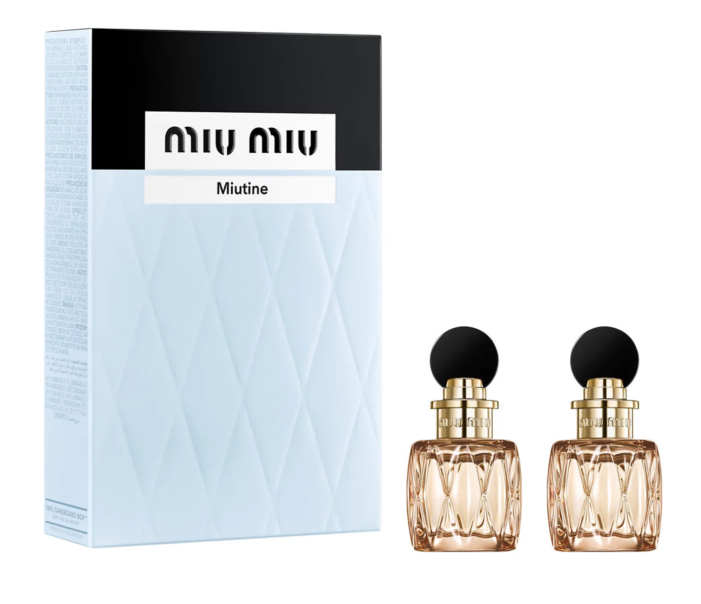 Set 2 chai nước hoa Miu Miu - Miutine Eau de Parfu